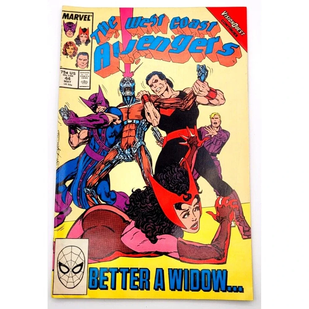 WEST COAST AVENGERS #44 (1989) / VF- / 1ST CAMEO OF JOHN WALKER‎ U.S. AGENT